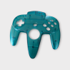 Coque avant officielle Nintendo 64 Clear Blue