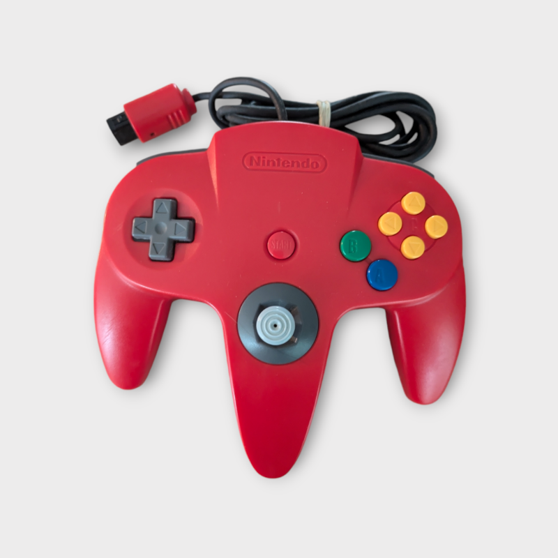 Manette Officielle Nintendo 64 Rouge