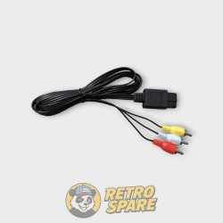 Câble AV vidéo compatible Super Nintendo, N64, GameCube et Super Famicom – Générique Neuf