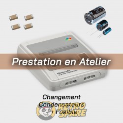 Recap Super Nintendo / Super Famicom - Remplacement des condensateurs