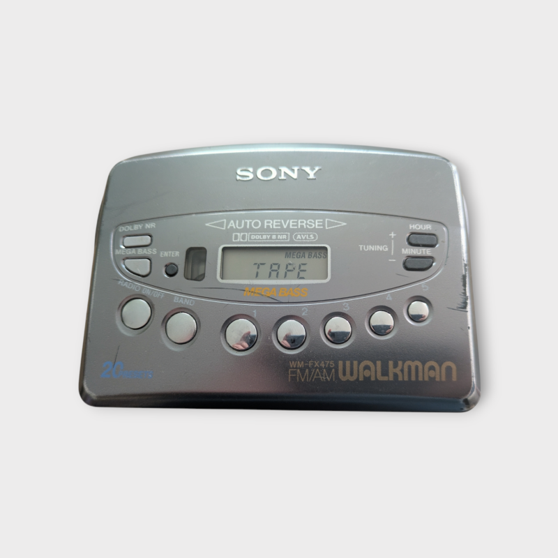 Baladeur Cassette Walkman Sony WM-FX475 – Auto Reverse, Dolby, Mega Bass, Radio