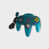 Manette Nintendo 64 Clear Blue – Officielle – Occasion en Bon État