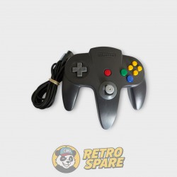 Manette Nintendo 64 Black Grey MK64 – Officielle – Occasion en Bon État