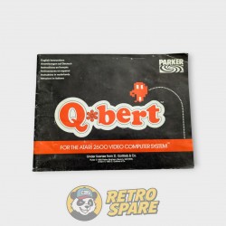 Notice Q-Bert Atari 2600 EURO