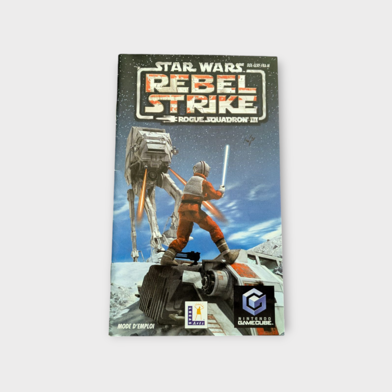 Notice Star Wars Rebel Strike Rogue Squadron 3 Nintendo Gamecube FRA