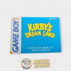 Notice Kirby's Dream Land Nintendo GameBoy FAH