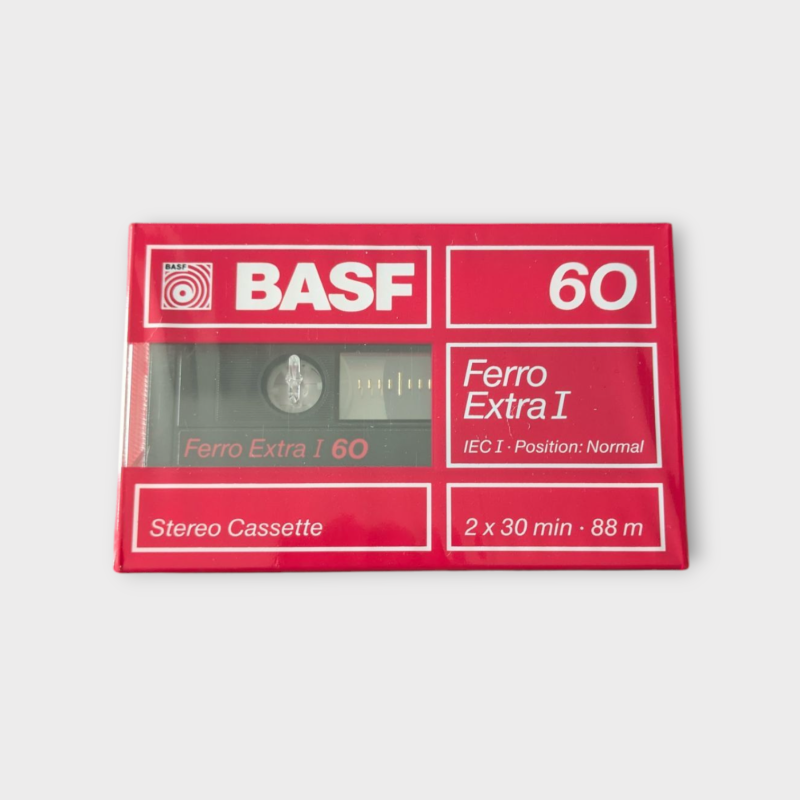 Cassette Audio Vierge BASF Ferro Extra 1 Black NEUVE