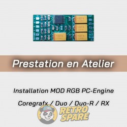 Installation RGB MOD – PC-Engine Coregrafx / Duo / Duo-R / Duo-RX