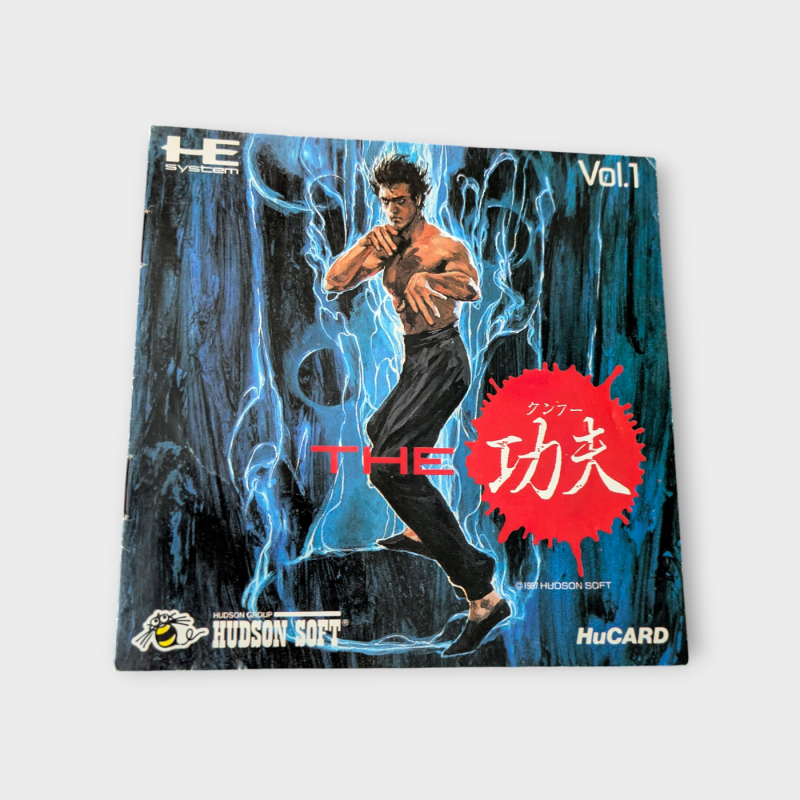 Notice The Kung Fu HuCard NEC PC-Engine