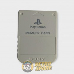 Carte Mémoire Playstation 1 Sony Officielle Gris Clair