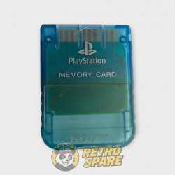 Carte Mémoire Playstation 1 Sony Officielle Bleu Transparent (clear blue)