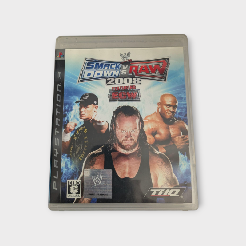 WWE SmackDown vs Raw 2008 – PlayStation 3 (PS3) JAP NTSC