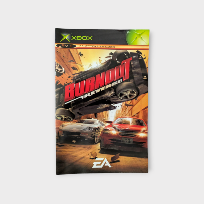 Notice Burnout Revenge XBOX 1ère Génération PAL FR