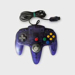 Manette Officielle Nintendo 64 Midnight Blue - Occasion bon état