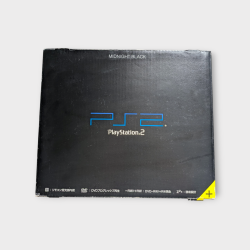 Console Sony Playstation 2 – Édition Japonaise Midnight Black translucide (boîte, manette, câbles + jeu offert)