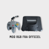Console Nintendo 64 FRA – Mod RGB Officiel + Accessoires