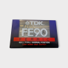 Cassette Audio Vierge TDK FE90 – Type I Ferric / Normal Position – Neuve sous blister