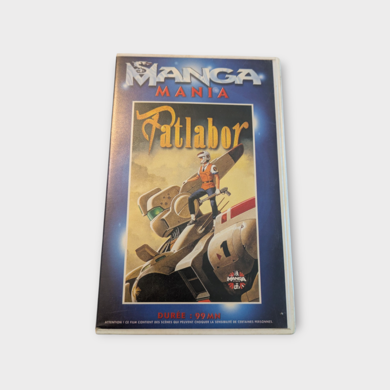 Cassette VHS – Manga Patlabor – Version Française – 99 min
