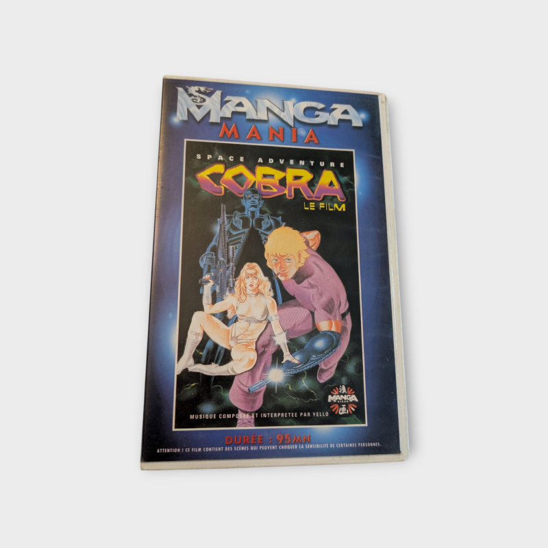 Cassette VHS – Manga Space Adventure Cobra – Version Française – 95 min