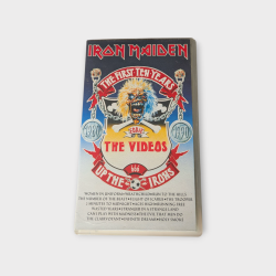 Cassette VHS – Iron Maiden: The First Ten Years – Jaquette Anglaise