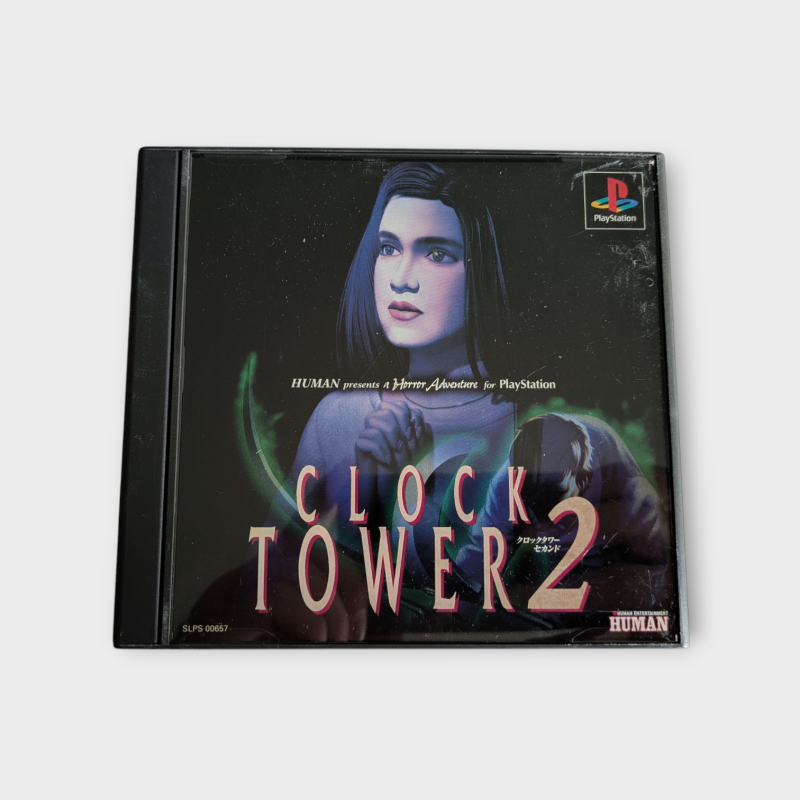 Clock Tower 2 – PS1 Japonaise NTSC-J – Jeu Complet avec Boîte, Notice, Flyers et Spine Card
