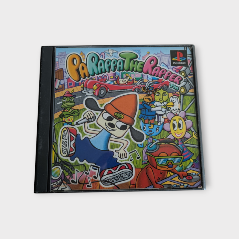 PaRappa the Rapper – PS1 Japonaise NTSC-J – Jeu Complet avec Notice et Spine Card