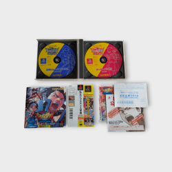 Rival Schools (Justice Gakuen) – PS1 Japonaise NTSC-J – Jeu Complet avec Boîte, Notice, Flyers et Spine Card