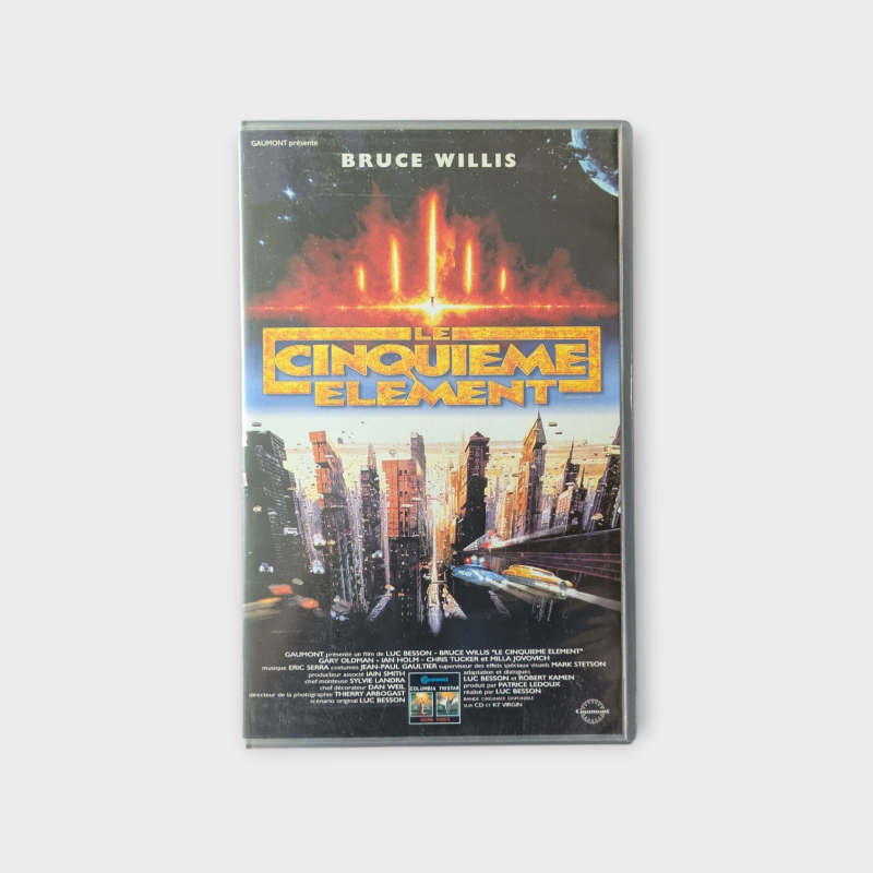 Cassette VHS – Le Cinquième Élément – Version Française – 2h03