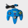 Manette Nintendo 64 Pikachu Bleu et Jaune – Officielle – Occasion en Bon État