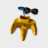 Manette Nintendo 64 Pikachu Bleu et Jaune – Officielle – Occasion en Bon État