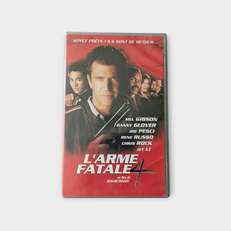 Cassette VHS – L’Arme Fatale 4 – Version Française – 2h02