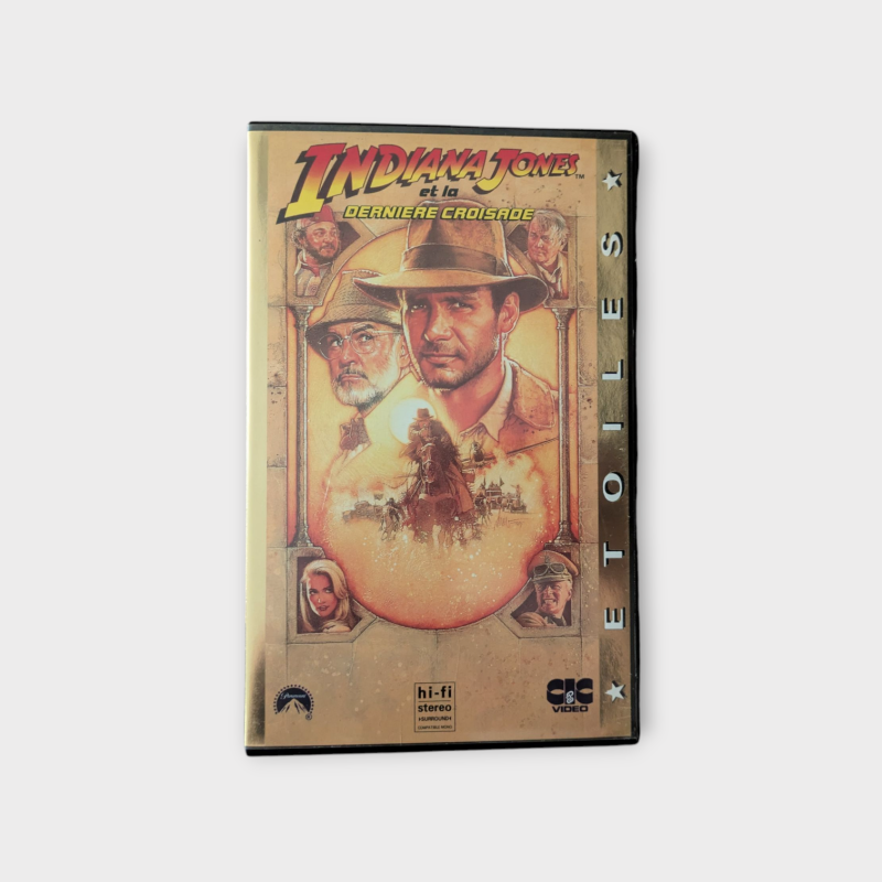 Cassette VHS – Indiana Jones et la Dernière Croisade – Version Française – 2h01