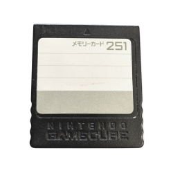 Carte Mémoire Officielle Nintendo GameCube 251 Blocks DOL-014