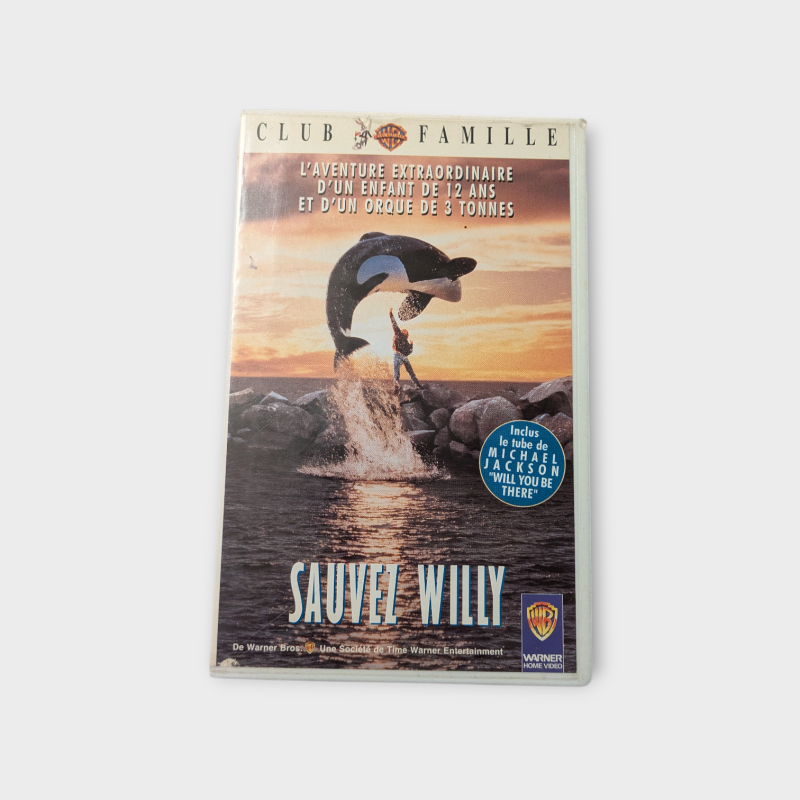 Cassette VHS – Sauvez Willy – Version Française – 1h49
