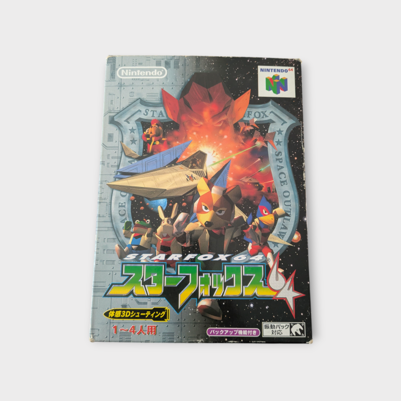Star Fox 64 Nintendo 64 JAP NTSC-J – Jeu Complet en Boîte CIB – Version Japonaise Import