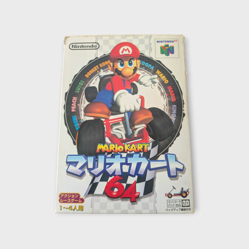 Mario Kart 64 Nintendo 64 JAP NTSC-J – Jeu Complet en Boîte CIB – Version Japonaise Import