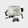 Console Sega Saturn modèle blanc japonais – ODE Fenrir, carte SD 64 Go et mod PSU