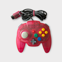 Manette Hori Mini Pad 64 – Nintendo 64 - Clear Red