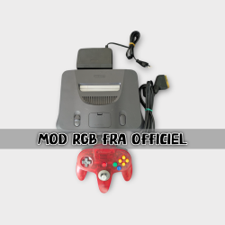 Console Nintendo 64 FRA – Mod RGB Officiel + Accessoires