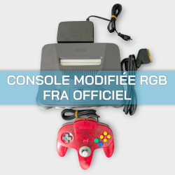 Console Nintendo 64 FRA – Mod RGB Officiel + Accessoires + MOD Csync