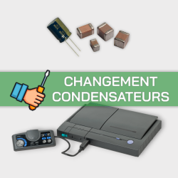 Recap NEC PC Engine DUO – Remplacement des condensateurs
