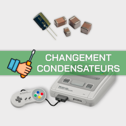 Forfait Remplacement des condensateurs - Super Nintendo / Super Famicom