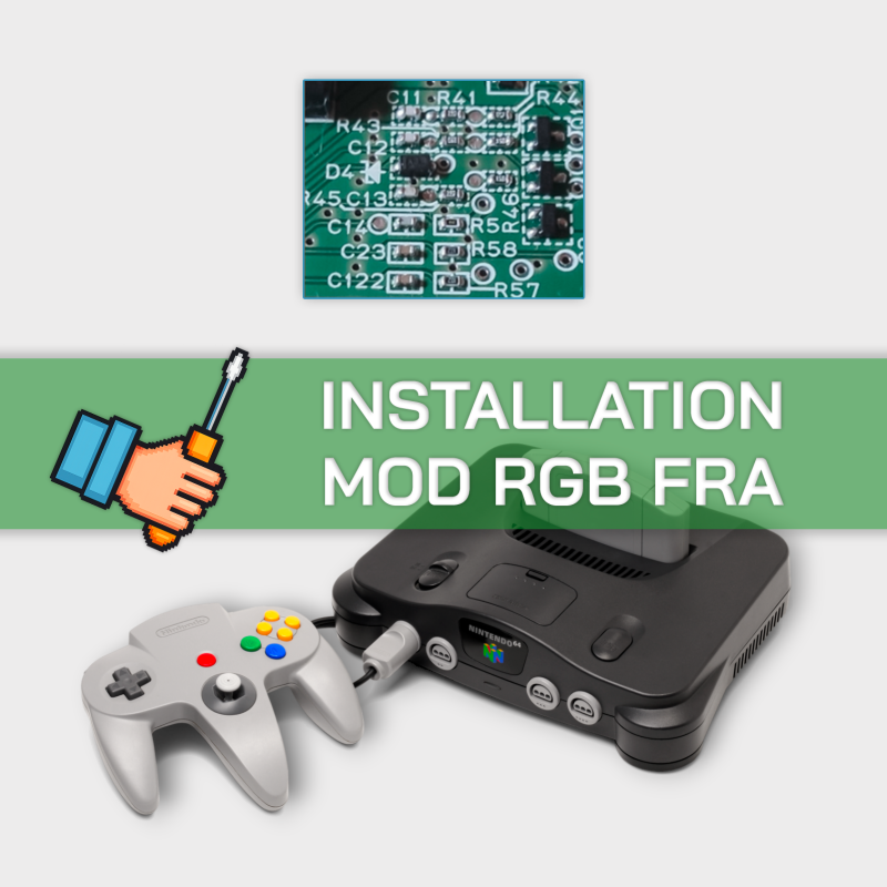 Installation Mod RGB Officiel – Nintendo 64 FRA