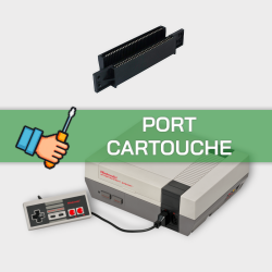 Remplacement Port Cartouche Nintendo NES 72 pins