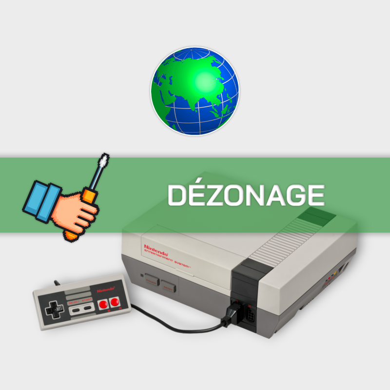 Forfait Dézonage console Nintendo NES