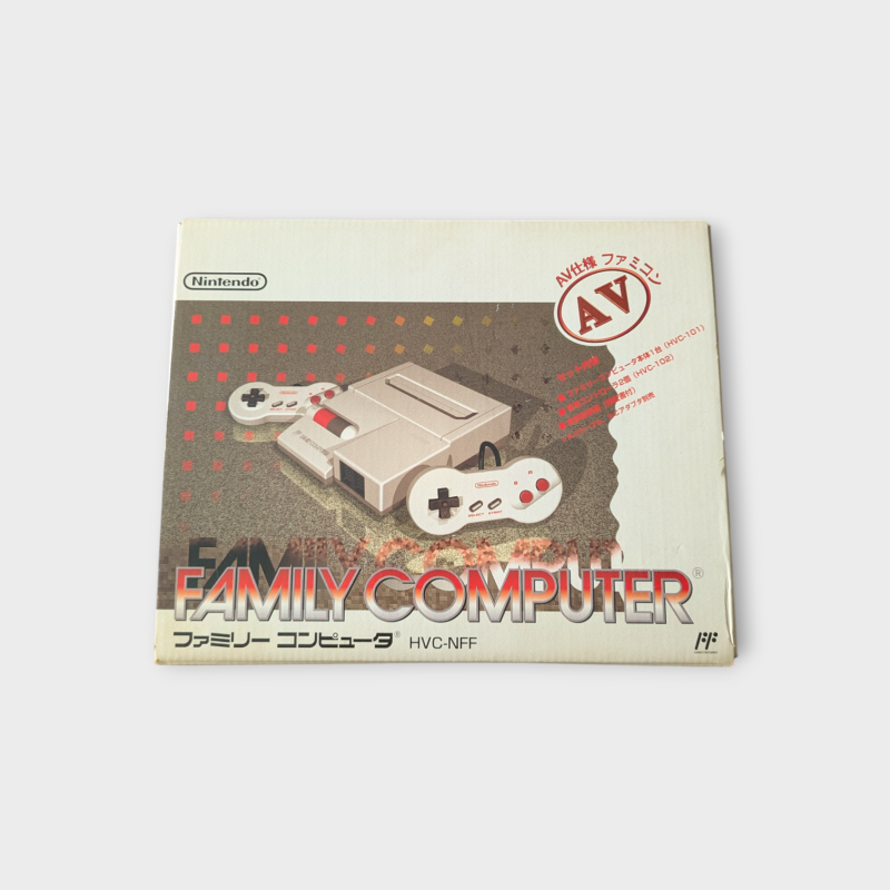 Nintendo New Famicom AV – Console complète en boîte (2 manettes, serial matching)