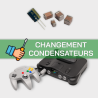 Forfait remplacement condensateurs carte mère Nintendo 64