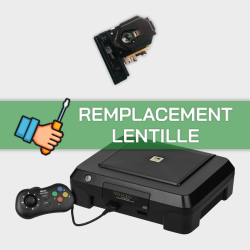Forfait remplacement lentille optique Neo Geo CD Front Loading