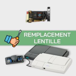 Forfait remplacement lentille optique NEC PC-Engine Duo / Duo-R / Duo-RX