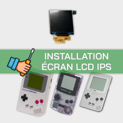 Forfait Installation écran LCD IPS Nintendo Game Boy DMG / Color / Pocket